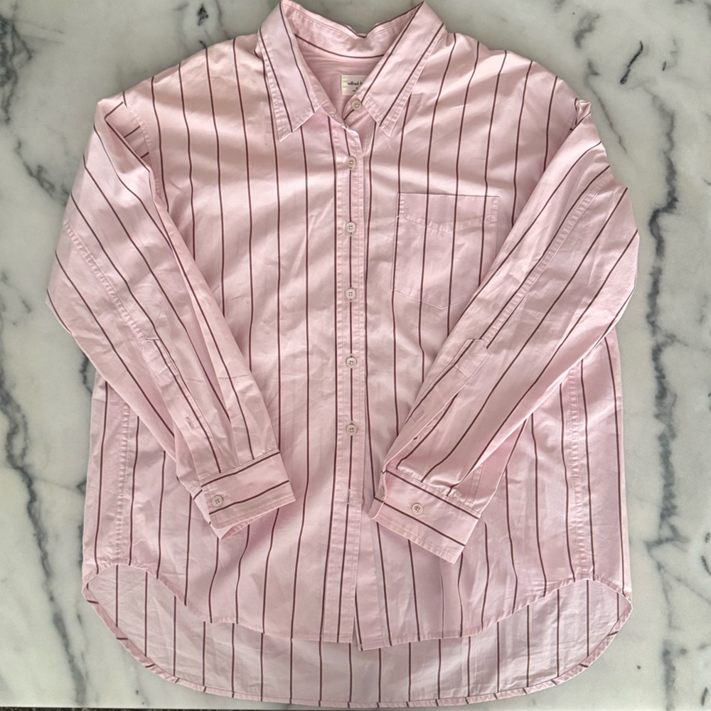 Aritzia Wilfred Free Oversized Button Down